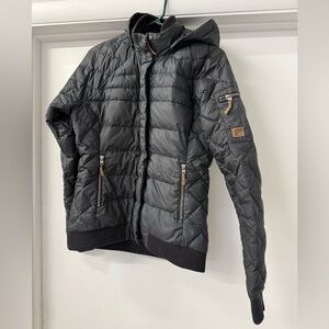Outdoor Research Black Quilted Hooded Jacket